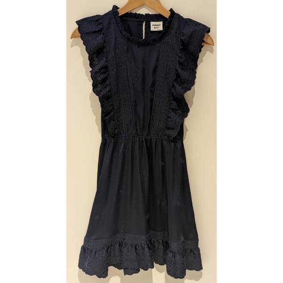 Sunday Best Dresses & Skirts - ARITZIA~SUNDAY BEST~BiBi Dress👗Navy Blue~Size XXSmall